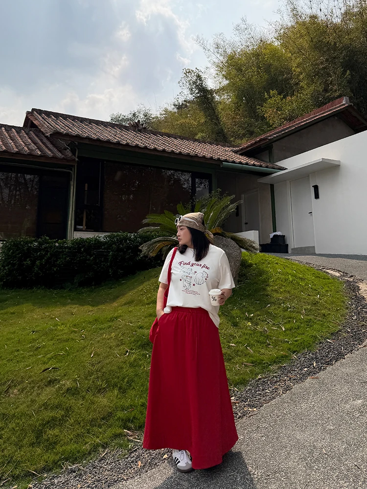 High Waist plus Size Retro Pencil Skirt Maxi Swing Hem Conceal Meat Large Quantity Women's Commute Style Loose Fit Long Dress
High Waist plus Size Retro Pencil Skirt Maxi Swing Hem Conceal Meat Large Quantity Women's Commute Style Loose Fit Long Dress