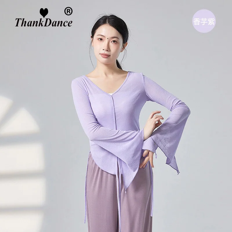Рубашка для классического танца, топ для современного танца, женская элегантная рубашка с длинным рукавом, блузка, танцевальная тренировочная одежда, одежда для йоги
Рубашка для классического танца, топ для современного танца, женская элегантная рубашка с длинным рукавом, блузка, танцевальная тренировочная одежда, одежда для йоги