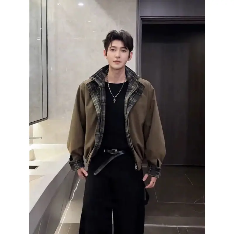 Retro Collar Jaet Men's Autumn Winter Faion College Korean Sle Hong Kong Sle Casual Breathable Thiened PU Leather
Retro Collar Jaet Men's Autumn Winter Faion College Korean Sle Hong Kong Sle Casual Breathable Thiened PU Leather