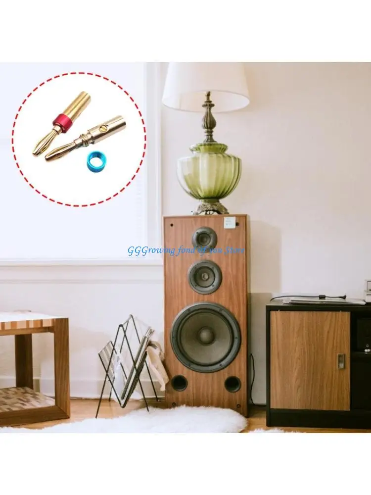 H9EB Gold Plated Banana Plugs Banana Plug Video Speaker Adapter Sound Installation
H9EB Gold Plated Banana Plugs Banana Plug Video Speaker Adapter Sound Installation