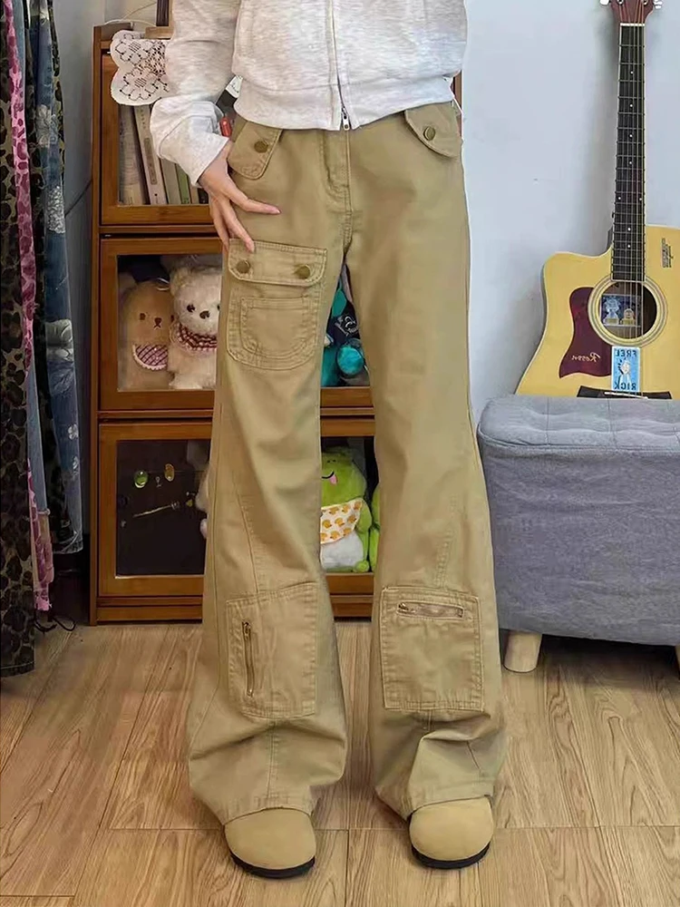 Browan Workwear Denim Pants Men's Autumn American Retro Design Multi Pocket Logging Straight Leg Pants High Waist Zipper Closure
Browan Workwear Denim Pants Men's Autumn American Retro Design Multi Pocket Logging Straight Leg Pants High Waist Zipper Closure