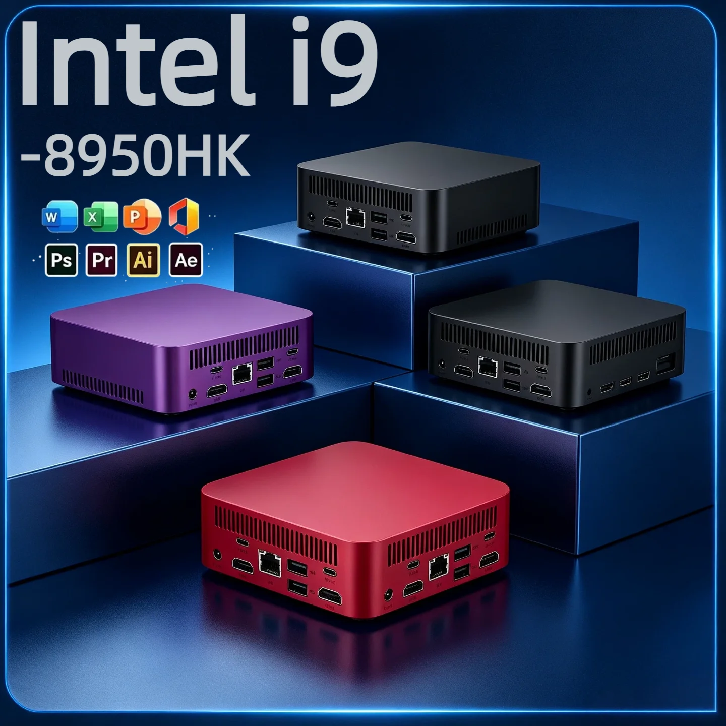 2026 Mini Pc Intel i9-8950HK Mini PC Computer 16GB RAM 1TB SSD Gaming PC Wifi 6 BT5.2 Mini PC Desktop
2026 Mini Pc Intel i9-8950HK Mini PC Computer 16GB RAM 1TB SSD Gaming PC Wifi 6 BT5.2 Mini PC Desktop
