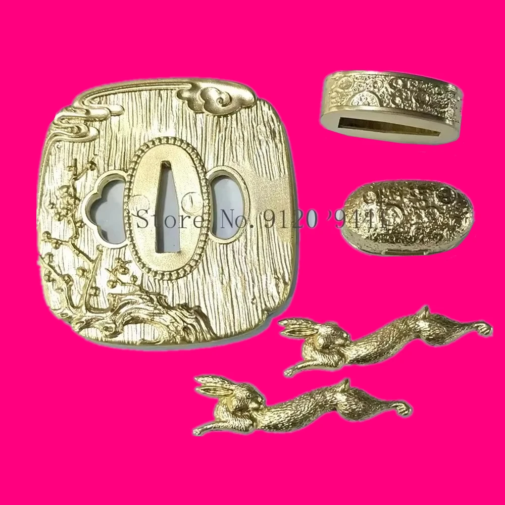 Набор латунных медных фитингов Tsuba+Menuki+Fuchi+Kashira для японского самурайского меча Катана/Wakizashi/Tanto Guard
Набор латунных медных фитингов Tsuba+Menuki+Fuchi+Kashira для японского самурайского меча Катана/Wakizashi/Tanto Guard