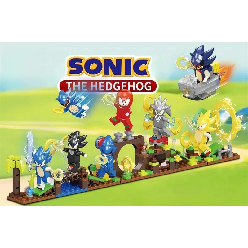 Sonic Puzzle Assembly Boys' Toys Birthday and Holiday Gifts for Friends Animation Cartoon Action Figure Building Blocks Cute
Sonic Puzzle Assembly Boys' Toys Birthday and Holiday Gifts for Friends Animation Cartoon Action Figure Building Blocks Cute