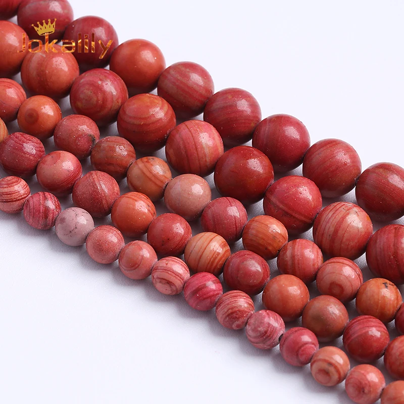 Natural Red Jaspers Beads Striped Stone Round Beads For Jewelry Making DIY Bracelet Necklace Accessories 4 6 8 10 12mm 15'' Inch
Natural Red Jaspers Beads Striped Stone Round Beads For Jewelry Making DIY Bracelet Necklace Accessories 4 6 8 10 12mm 15'' Inch