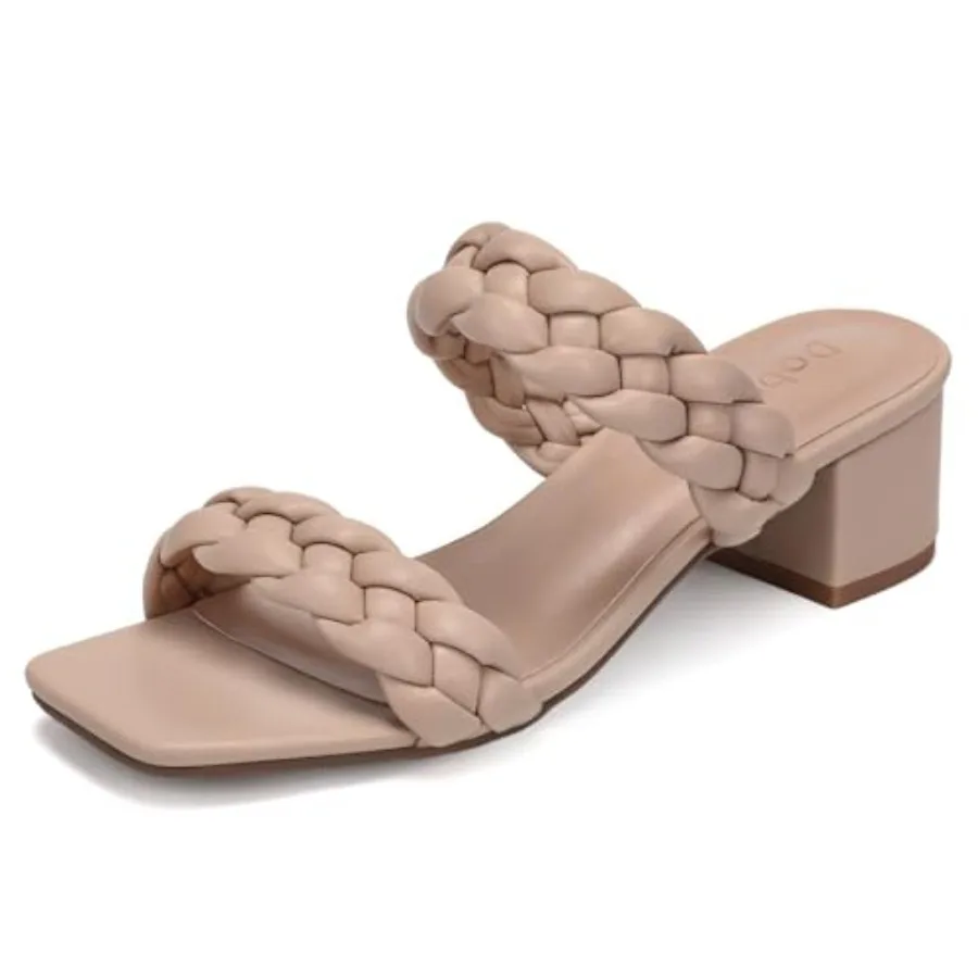 Wide Width Chunky Heels for Women Braided Dressy Sandals Square Open Toe Summer Shoes
Wide Width Chunky Heels for Women Braided Dressy Sandals Square Open Toe Summer Shoes