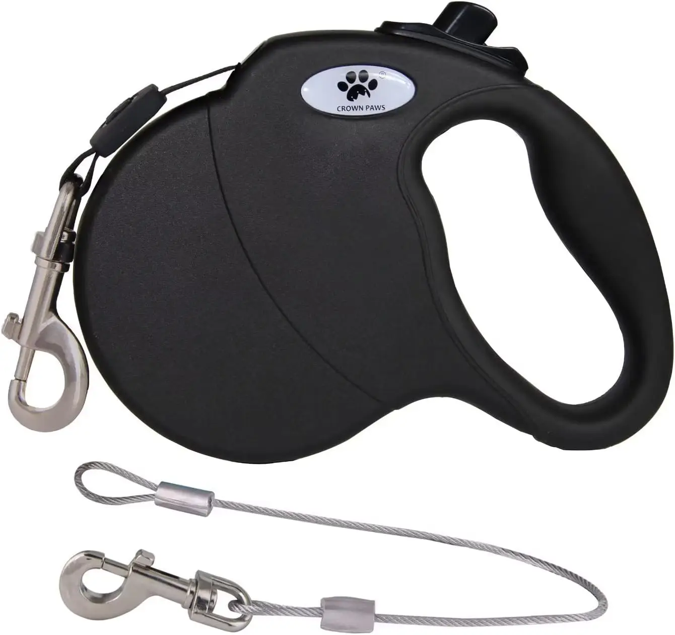 16ft Retractable Dog Leash for Medium Dogs up to 44 lbs, Detachable Chew Proof Wire Rope, Black
16ft Retractable Dog Leash for Medium Dogs up to 44 lbs, Detachable Chew Proof Wire Rope, Black