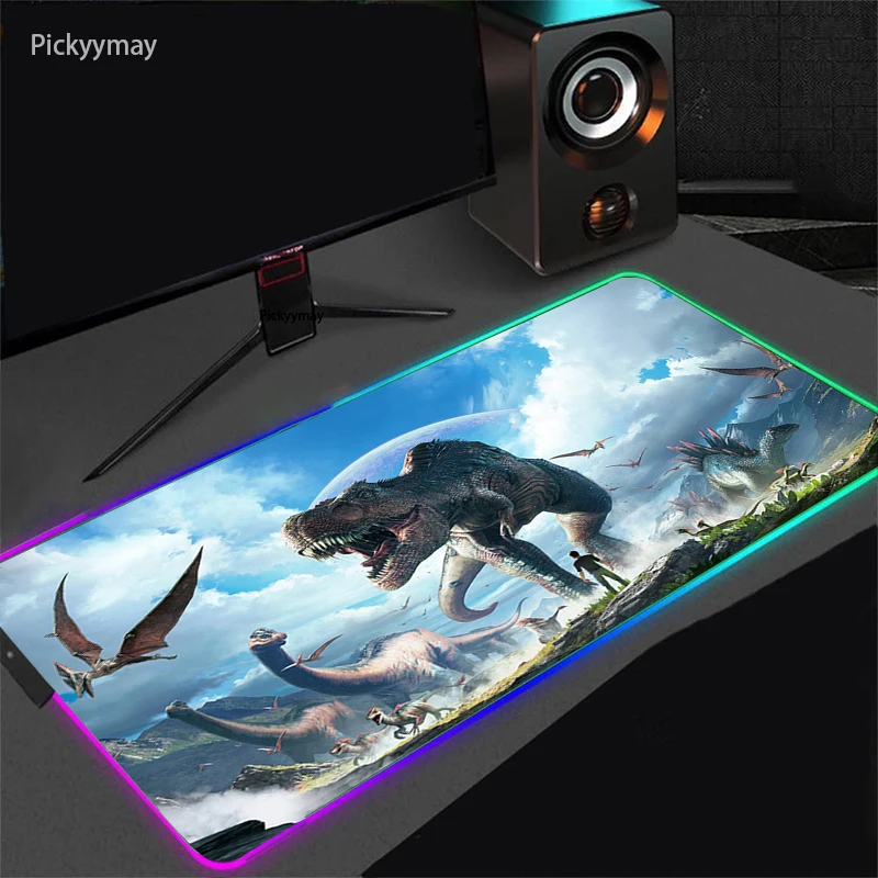 RGB Large Gaming Mouse Pad ARK Survival Evolved Mousepad Backlight Non-slip Rubber Desk Mat Computer Keyboard Cover Carpet LED
RGB Large Gaming Mouse Pad ARK Survival Evolved Mousepad Backlight Non-slip Rubber Desk Mat Computer Keyboard Cover Carpet LED