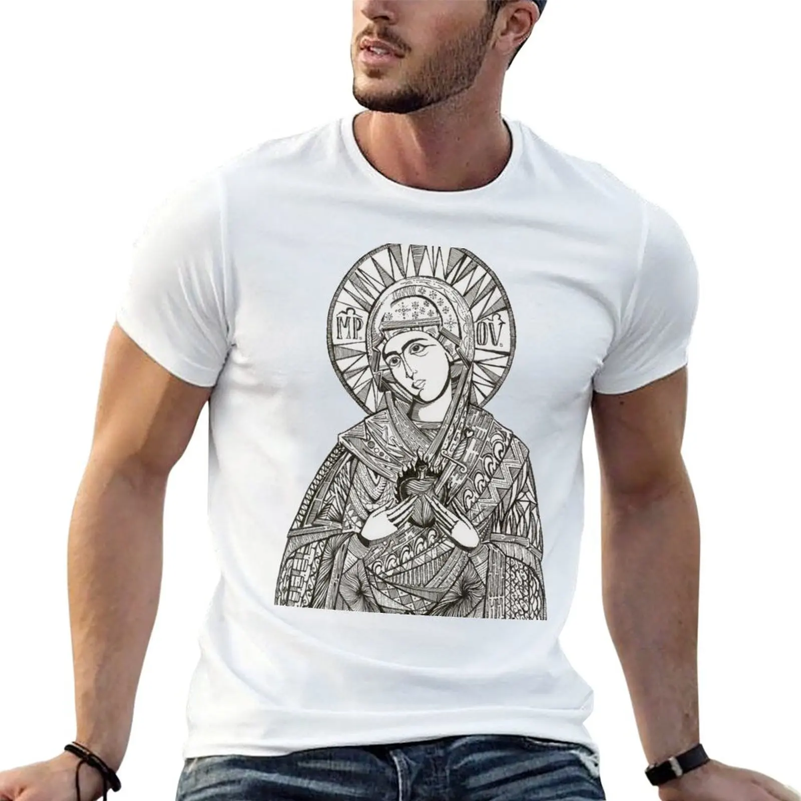 Mary, the Theotokos 2.0 T-Shirt Funny t-shirt Aesthetic clothing Louboutins shirts men graphic
Mary, the Theotokos 2.0 T-Shirt Funny t-shirt Aesthetic clothing Louboutins shirts men graphic