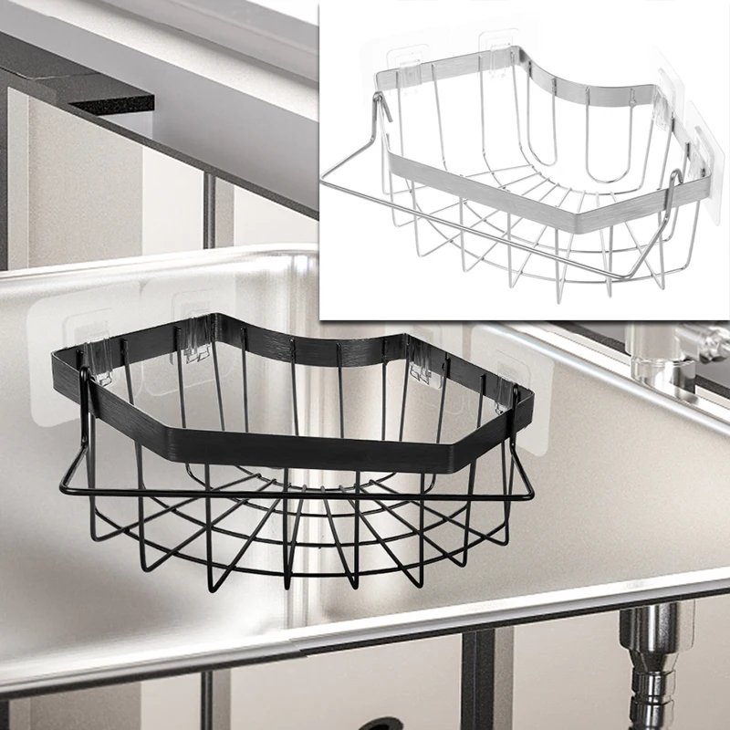 Drain Rack Dish Rag Holder Corner Sink Organizer Kitchen Tidy Sponge No Punching Scrubber Stainless Steel Kitchen Drainer
Drain Rack Dish Rag Holder Corner Sink Organizer Kitchen Tidy Sponge No Punching Scrubber Stainless Steel Kitchen Drainer