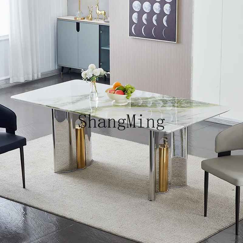 CL New Minimalist Natural Luxury Stone Rectangular Dining Table Marble Small Apartment High-end Home Dining Table Coffee Table
CL New Minimalist Natural Luxury Stone Rectangular Dining Table Marble Small Apartment High-end Home Dining Table Coffee Table