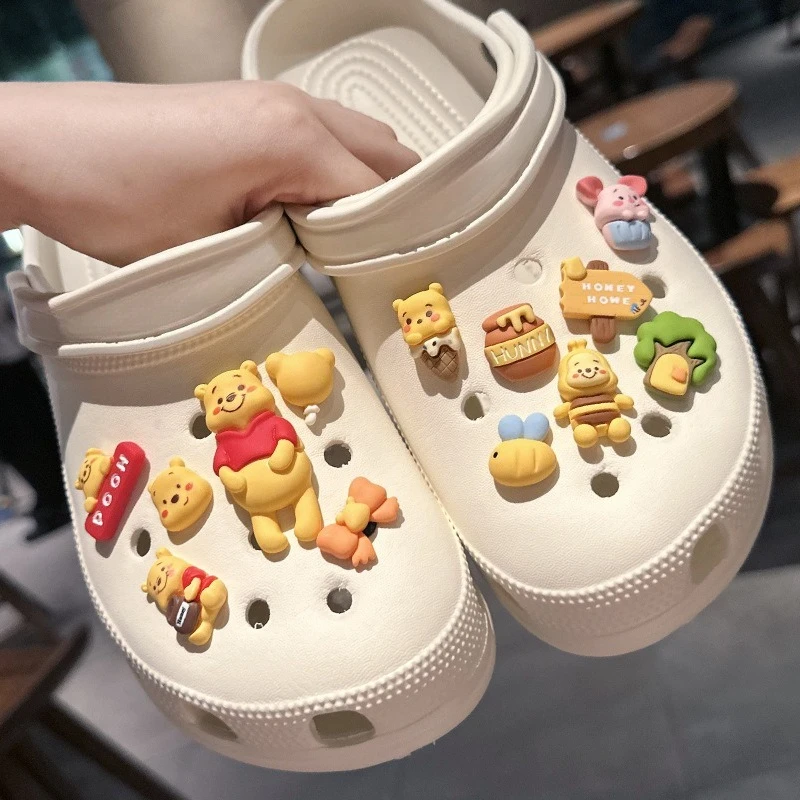 13Pcs/set Cute Winnie the Pooh Girls Women Shoe Charms DIY Hole Shoes Detachable Buckle Garden Shoes Accessories Festival Gift
13Pcs/set Cute Winnie the Pooh Girls Women Shoe Charms DIY Hole Shoes Detachable Buckle Garden Shoes Accessories Festival Gift