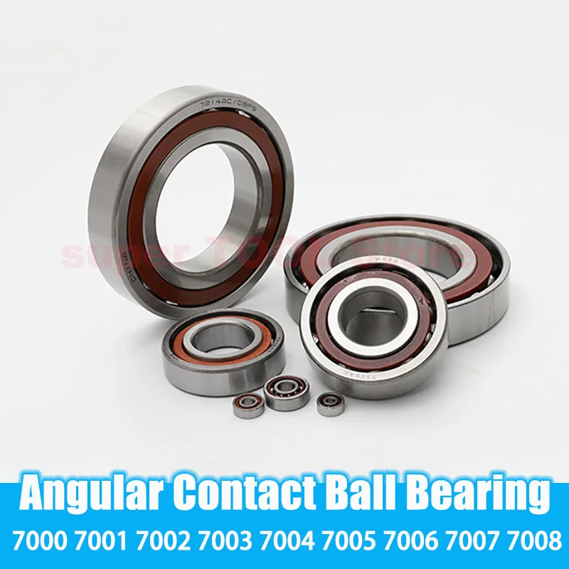 1Pc Angular Contact Ball Bearing Single Row High Precision Machine Tool Bearing 7000 7001 7002 7003 7004 7005 7006 7007 7008 AC
1Pc Angular Contact Ball Bearing Single Row High Precision Machine Tool Bearing 7000 7001 7002 7003 7004 7005 7006 7007 7008 AC
