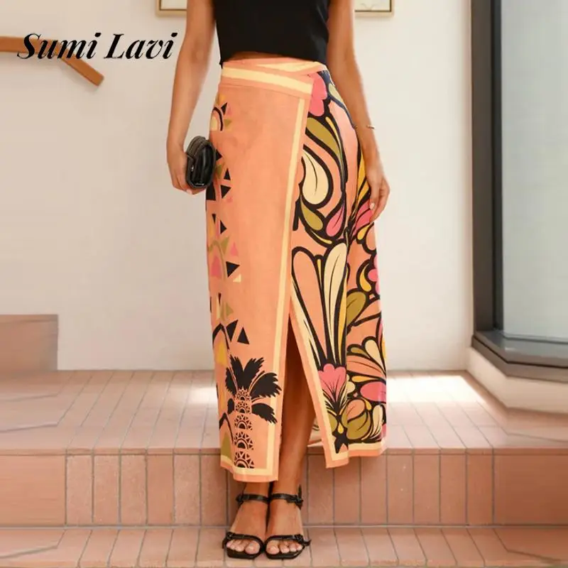 Women Elegant Split Slim Fit Half Skirts Fashion Pattern Printed Temperament Party Skirts 2025 Casual Hight Waist A-Line Skirt
Women Elegant Split Slim Fit Half Skirts Fashion Pattern Printed Temperament Party Skirts 2025 Casual Hight Waist A-Line Skirt