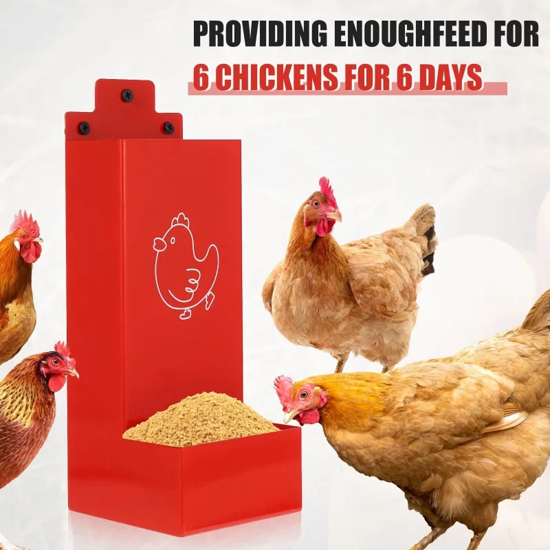 【CHRISTMAS 】Automatic Chicken Grit Feeder, 2 Pack Metal Hanging Design, No-Waste Functionality, Easy Installation And Cleaning P
【CHRISTMAS 】Automatic Chicken Grit Feeder, 2 Pack Metal Hanging Design, No-Waste Functionality, Easy Installation And Cleaning P