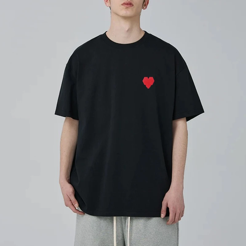 AMI AMORING new color heart embroidered women's all cotton t-shirt trendy brand oversized loose men's short sleeved t-shirt top
AMI AMORING new color heart embroidered women's all cotton t-shirt trendy brand oversized loose men's short sleeved t-shirt top