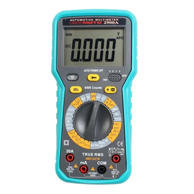 OBDEMOTO 2900A/MST-2900A Smart Car Digital Multimeter with Programmatic Control, Digital Precision Safe and Reliable
OBDEMOTO 2900A/MST-2900A Smart Car Digital Multimeter with Programmatic Control, Digital Precision Safe and Reliable