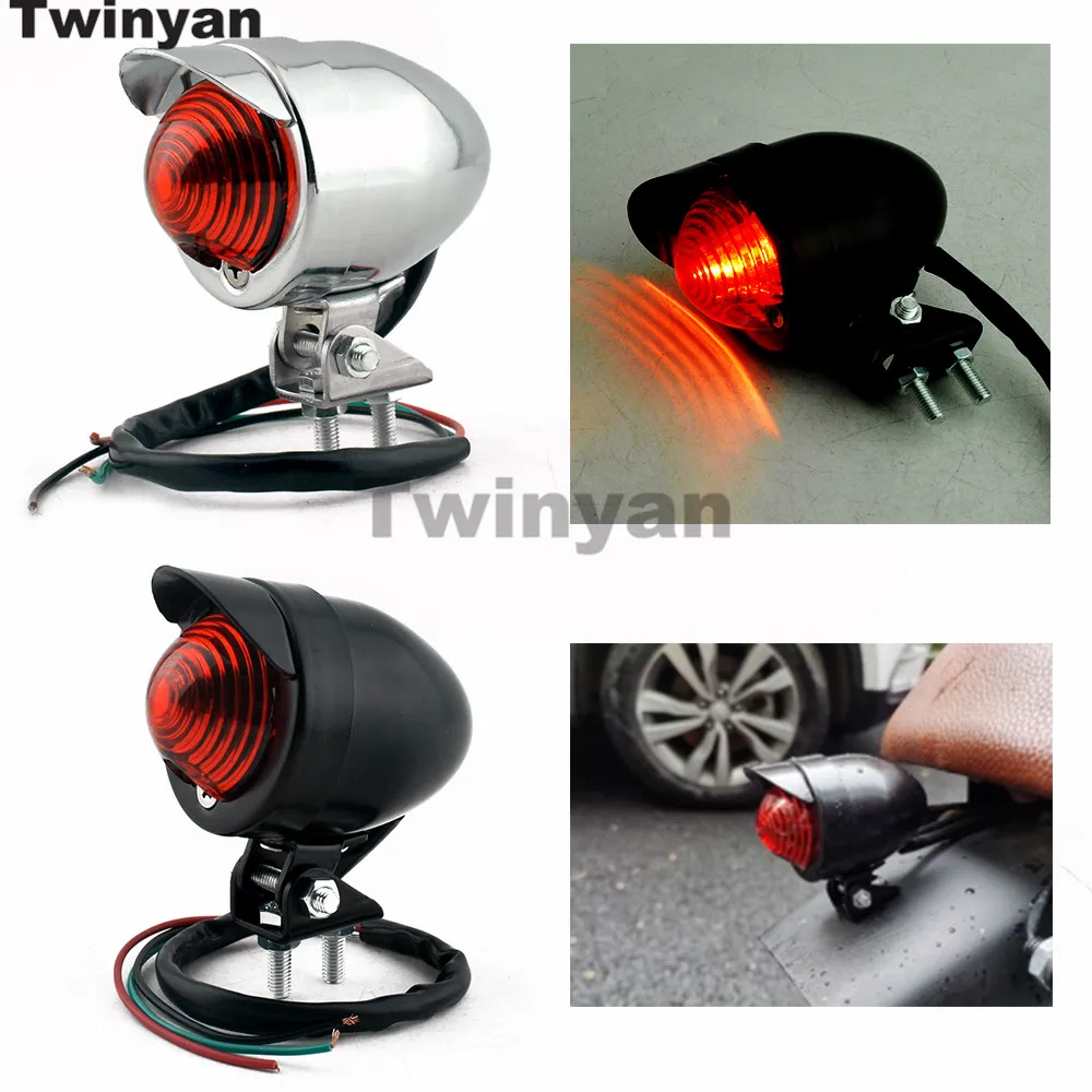 Retro Modified Motorcycle Bullet Light Motorbike Visor Rear Tail Light Brake Taillight Stop Light Lamp For Bobber Cafe Racer
Retro Modified Motorcycle Bullet Light Motorbike Visor Rear Tail Light Brake Taillight Stop Light Lamp For Bobber Cafe Racer