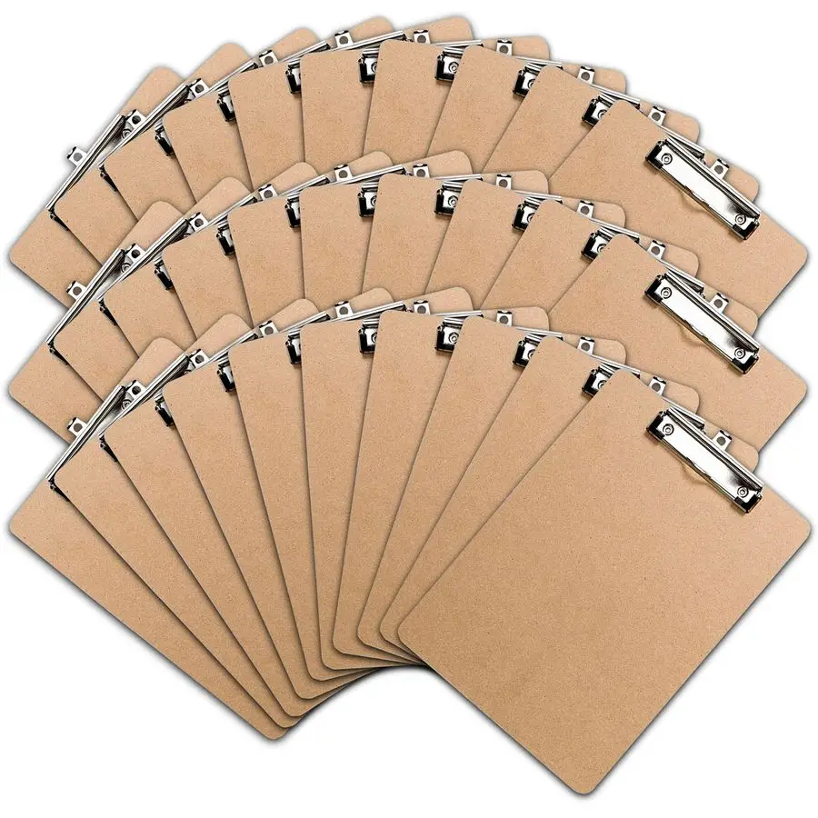 Set of 30 Hardboard Clipboard Low Profile Clip A4 Letter Size Classroom Supplies
Set of 30 Hardboard Clipboard Low Profile Clip A4 Letter Size Classroom Supplies