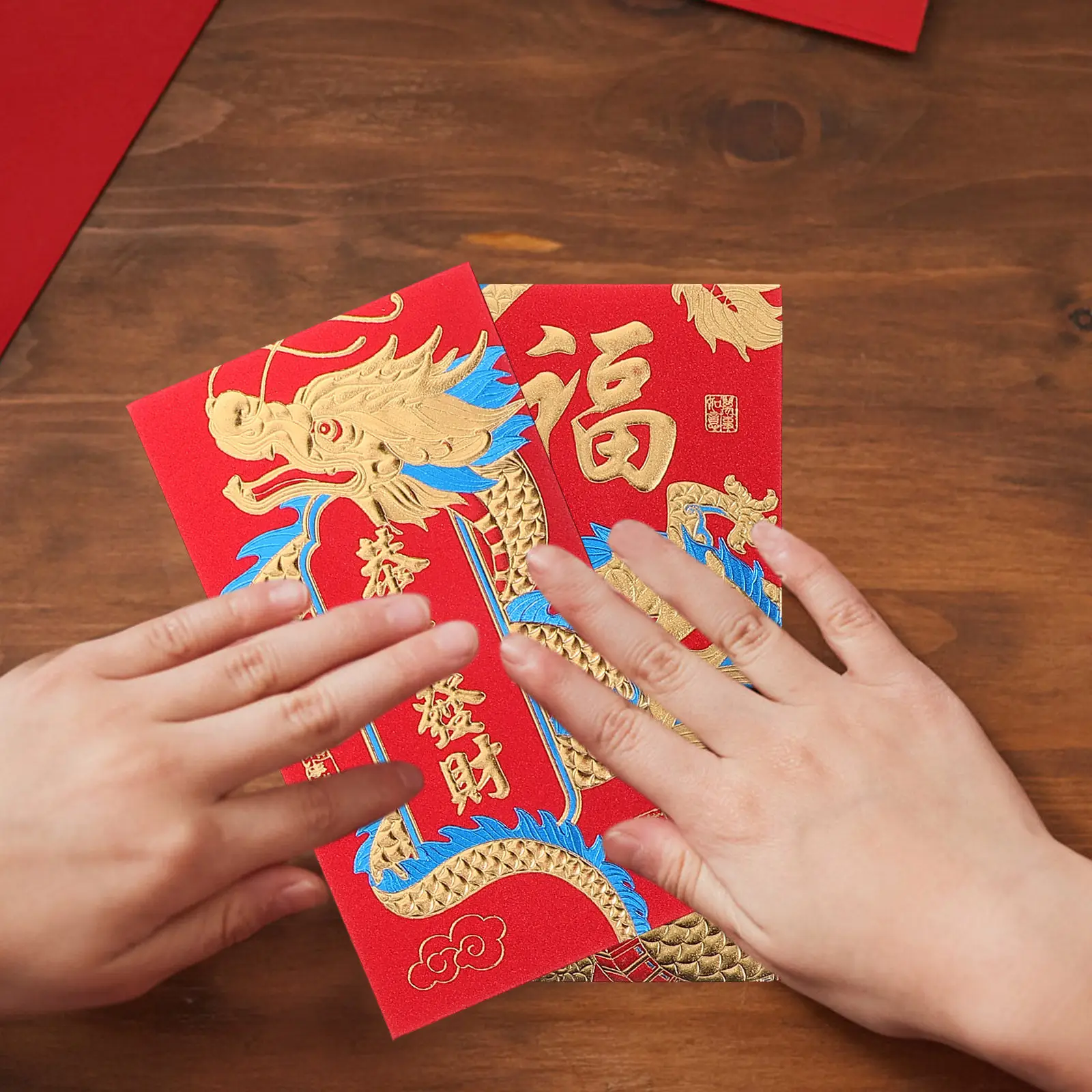 24Pcs Dragon Year Red Envelopes Paper Lucky Money Pouches New Year Festival Party Gift Red Packets Money Pouch
24Pcs Dragon Year Red Envelopes Paper Lucky Money Pouches New Year Festival Party Gift Red Packets Money Pouch