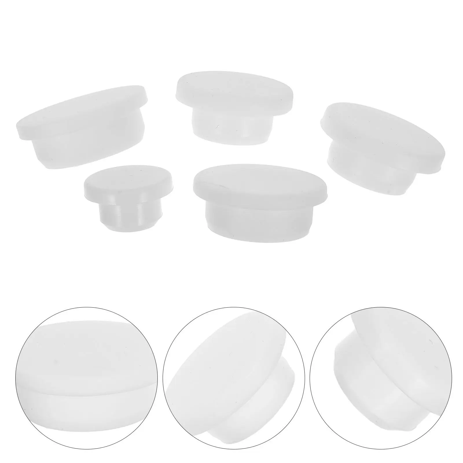 10Pcs White Silicone Bathtub Drain Plug Covers 5 Sizes 17Mm 23Mm 25Mm 29Mm 31.3mm Flexible Reusable Bath Leak Stopper Bathroom
10Pcs White Silicone Bathtub Drain Plug Covers 5 Sizes 17Mm 23Mm 25Mm 29Mm 31.3mm Flexible Reusable Bath Leak Stopper Bathroom