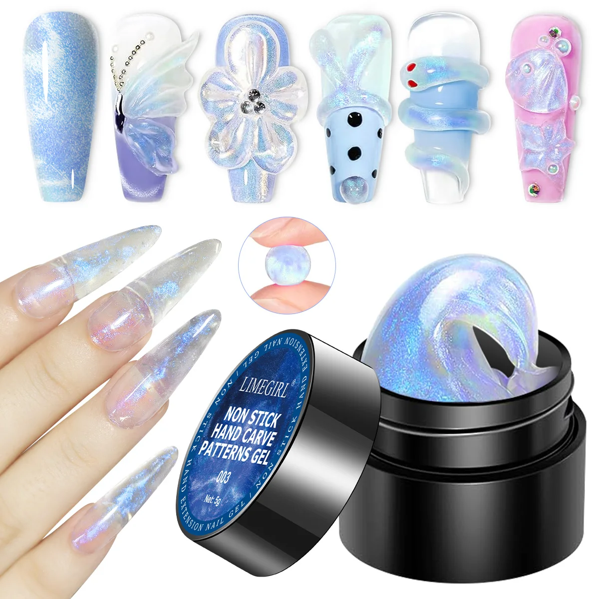 LIMEGIRL Nail UV Polish Gel Set NON STICK HAND CARVE PATTERNS GEL for Manicure Extension Glitter Semi Permanent Nail Art Varnish
LIMEGIRL Nail UV Polish Gel Set NON STICK HAND CARVE PATTERNS GEL for Manicure Extension Glitter Semi Permanent Nail Art Varnish