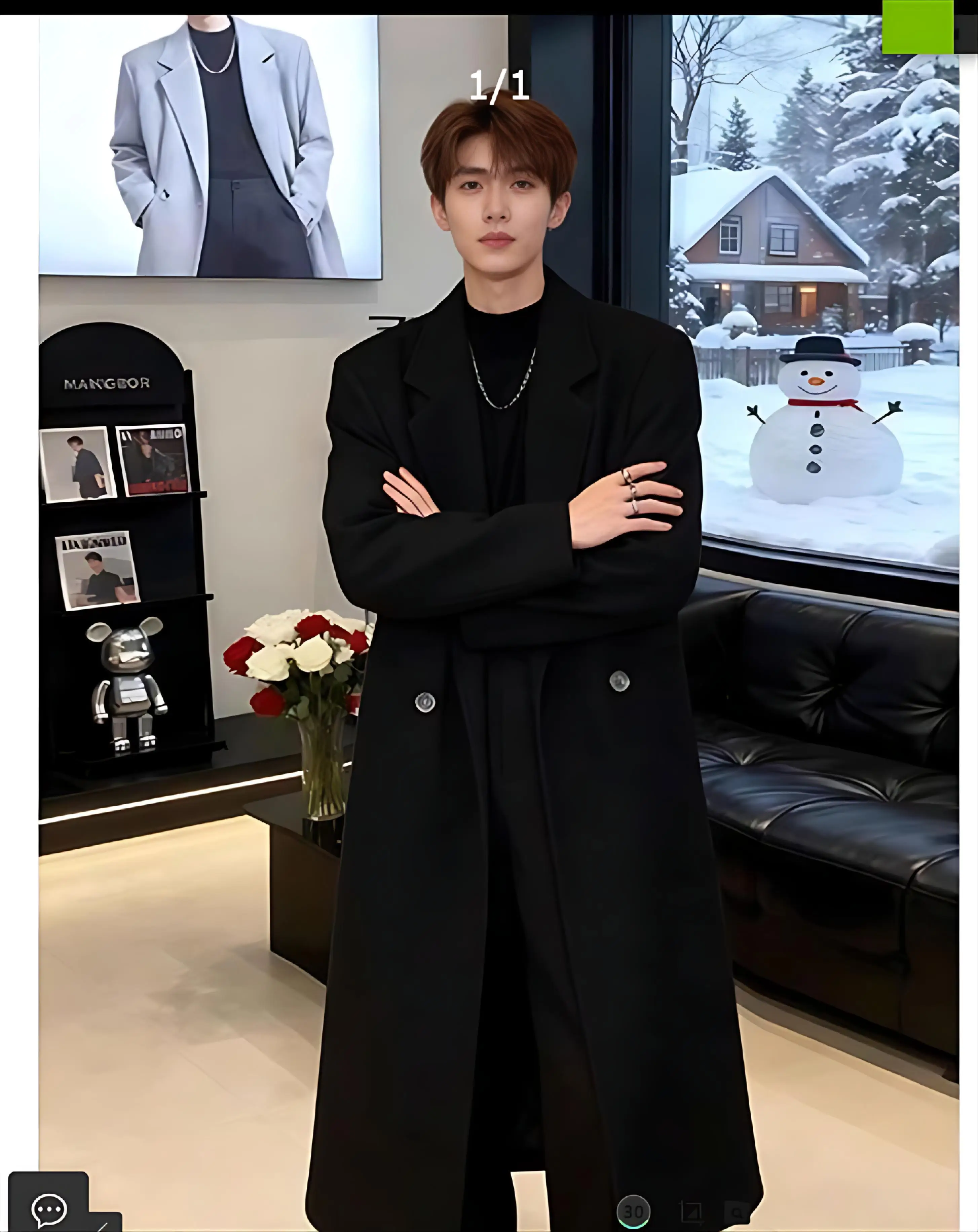 Trench Jean Coat Mens Leather Slim Office English Gentleman's Black Single-Breasted Autumn Business Professional Handsome Mature
Trench Jean Coat Mens Leather Slim Office English Gentleman's Black Single-Breasted Autumn Business Professional Handsome Mature