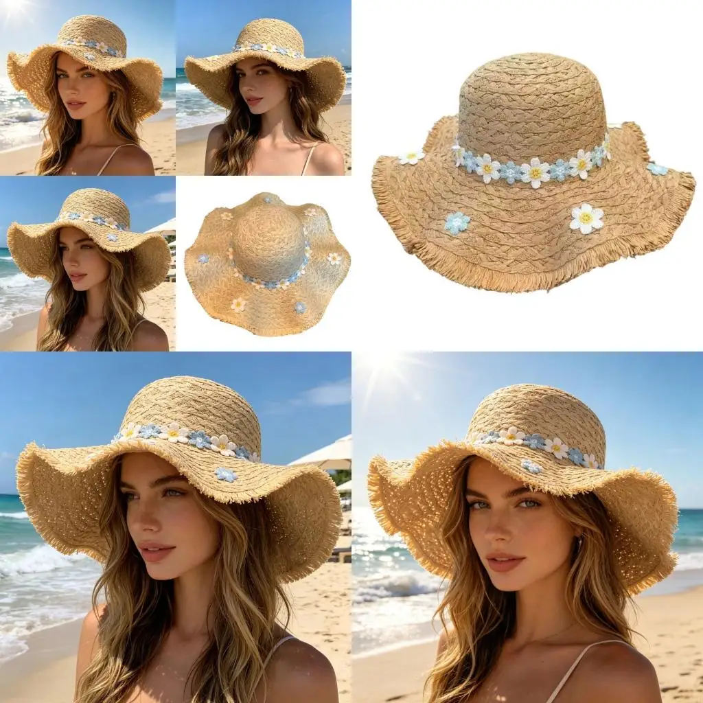 Packable Unisex Straw Sun Hat With Oversized Visors 42Cm Suitable for Whole Ages A2UB
Packable Unisex Straw Sun Hat With Oversized Visors 42Cm Suitable for Whole Ages A2UB