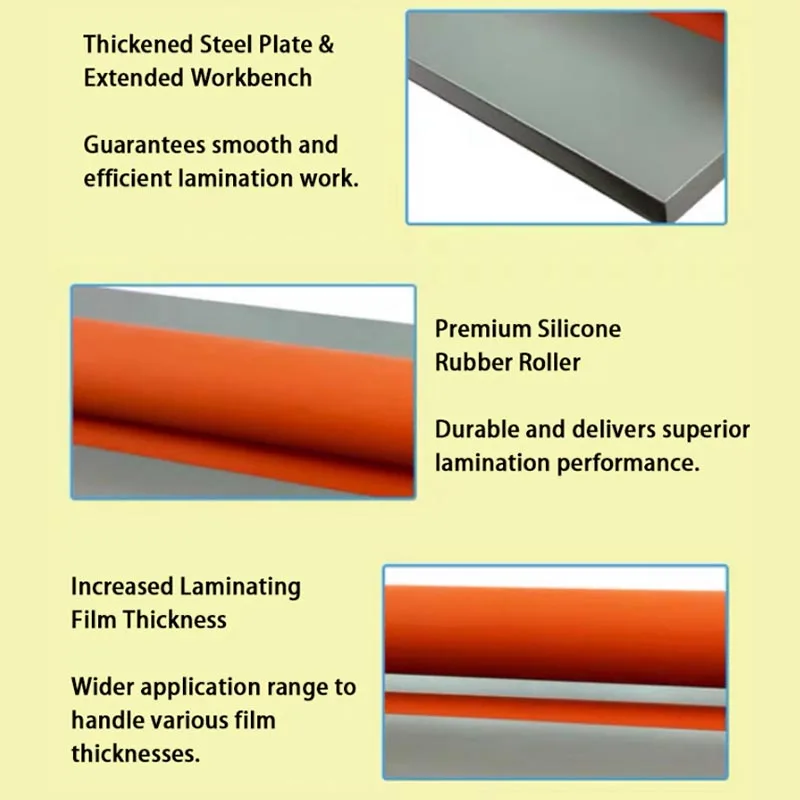 High Quality 65cm Manual Cold Roll Laminator Machine Advertising Photo Film KT Panel Hand Crank Cold Roll Laminating Machine
High Quality 65cm Manual Cold Roll Laminator Machine Advertising Photo Film KT Panel Hand Crank Cold Roll Laminating Machine