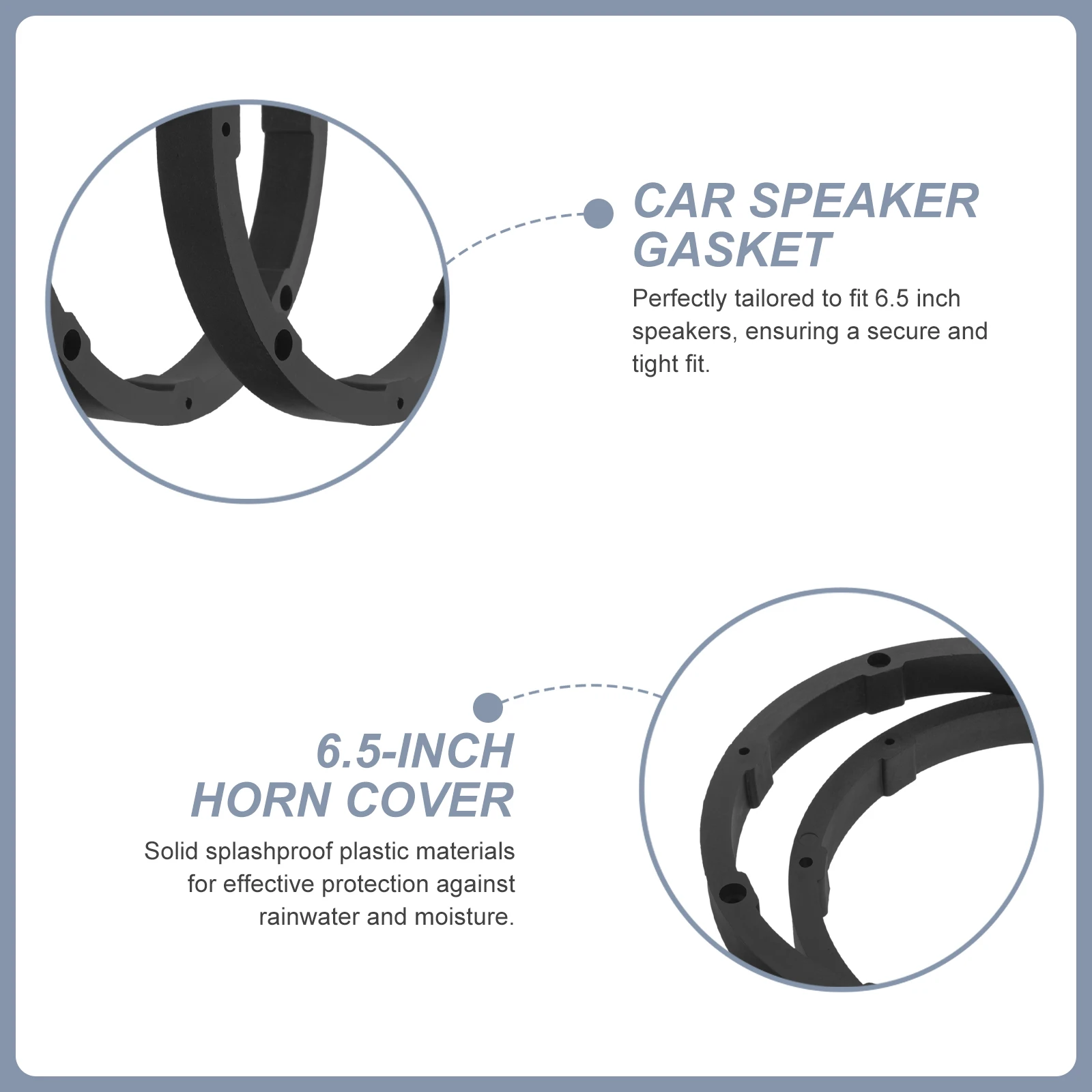2pcs Speaker Adapter Rings for 6.5 Inch Car Horn Washers PVC Spacers Universal Speaker Ring Replacement Plastic Ring Car
2pcs Speaker Adapter Rings for 6.5 Inch Car Horn Washers PVC Spacers Universal Speaker Ring Replacement Plastic Ring Car