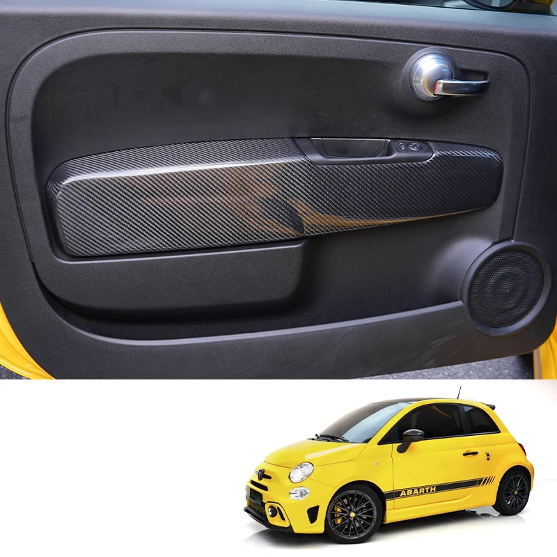 For Abarth 595 695 Fiat 500 2012-2025 LHD RHD Car Inner Door Panel Real Hard Dry Carbon Fiber Interior Sticker Accessories
For Abarth 595 695 Fiat 500 2012-2025 LHD RHD Car Inner Door Panel Real Hard Dry Carbon Fiber Interior Sticker Accessories