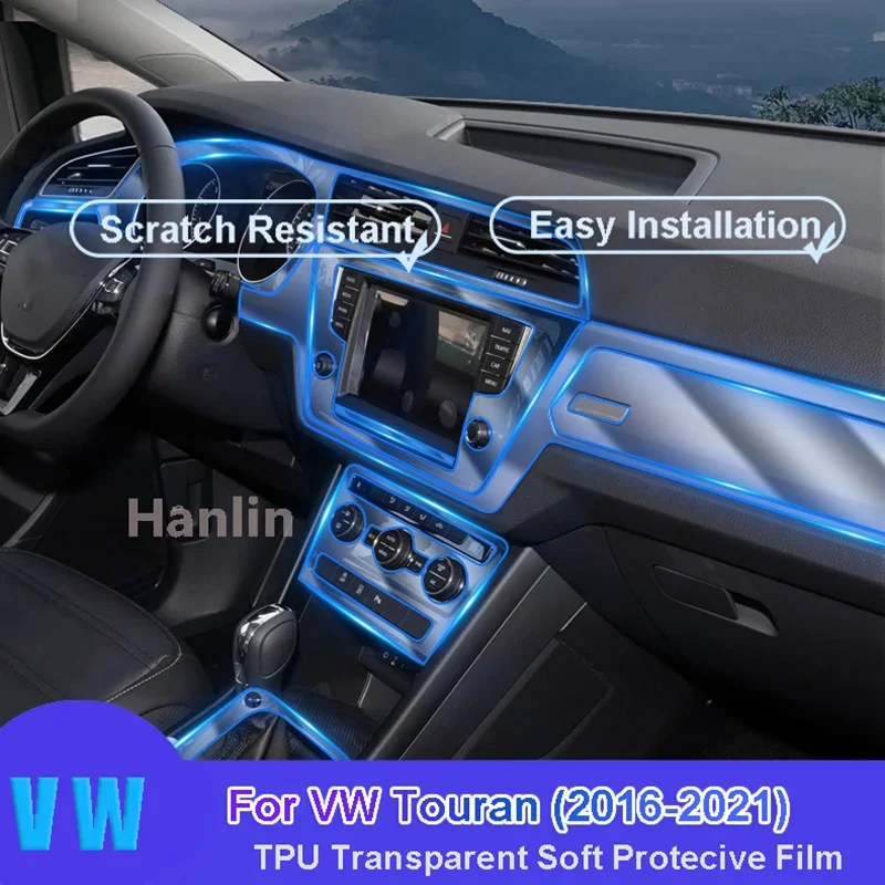 Для VW Touran 2016-2021 салон автомобиля, центральная консоль, прозрачная защитная пленка из ТПУ против царапин, ремонтная пленка, автомобильная наклейка
Для VW Touran 2016-2021 салон автомобиля, центральная консоль, прозрачная защитная пленка из ТПУ против царапин, ремонтная пленка, автомобильная наклейка