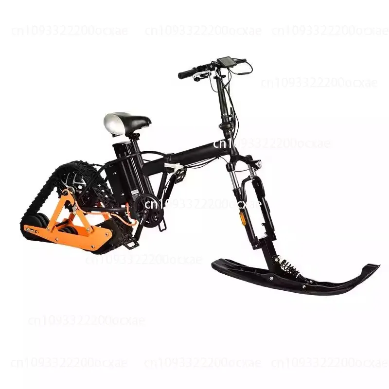 20 Inch Double Shock Electric Snow Scooter Sled Board Triangular Track Aluminum Alloy Semi-folding Disc Brake
20 Inch Double Shock Electric Snow Scooter Sled Board Triangular Track Aluminum Alloy Semi-folding Disc Brake