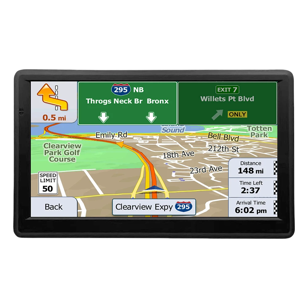 7 Inch Vehicle GPS Navigator FM Transmitter HD TFT Touch Screen Portable Auto Satellite GPS Navigation EU AU US Map 256MB+8G
7 Inch Vehicle GPS Navigator FM Transmitter HD TFT Touch Screen Portable Auto Satellite GPS Navigation EU AU US Map 256MB+8G