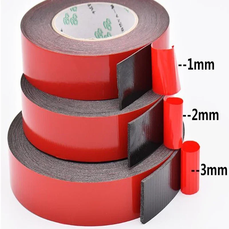 SZBFT 1-3mm thickness Black Super Strong Self Adhesive Foam Car Double Sided Tape Mobile phone dust-proof tape
SZBFT 1-3mm thickness Black Super Strong Self Adhesive Foam Car Double Sided Tape Mobile phone dust-proof tape