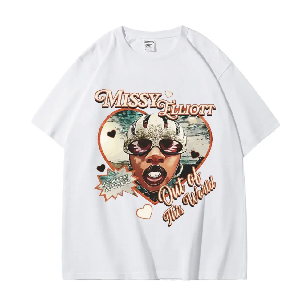 Rapper Missy Elliott Graphic T Shirts High Out of This World 2024 Tour T-shirts Men's Women's Fashion Hip Hop Vintage T-shirt
Rapper Missy Elliott Graphic T Shirts High Out of This World 2024 Tour T-shirts Men's Women's Fashion Hip Hop Vintage T-shirt