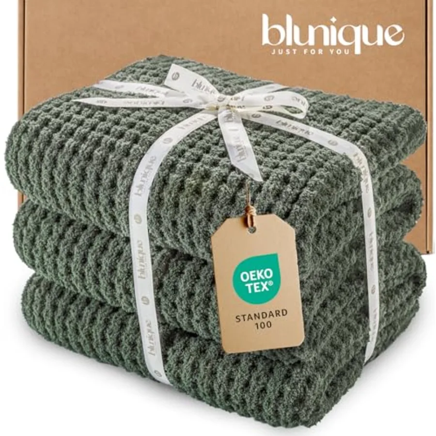Waffle Knit Throw Blanket Luxury Cozy Chunky Knit Throw Blanket for Couch 50 x 60 Inch Thick Ultra-Soft Feather Yarn Knitted Bl
Waffle Knit Throw Blanket Luxury Cozy Chunky Knit Throw Blanket for Couch 50 x 60 Inch Thick Ultra-Soft Feather Yarn Knitted Bl