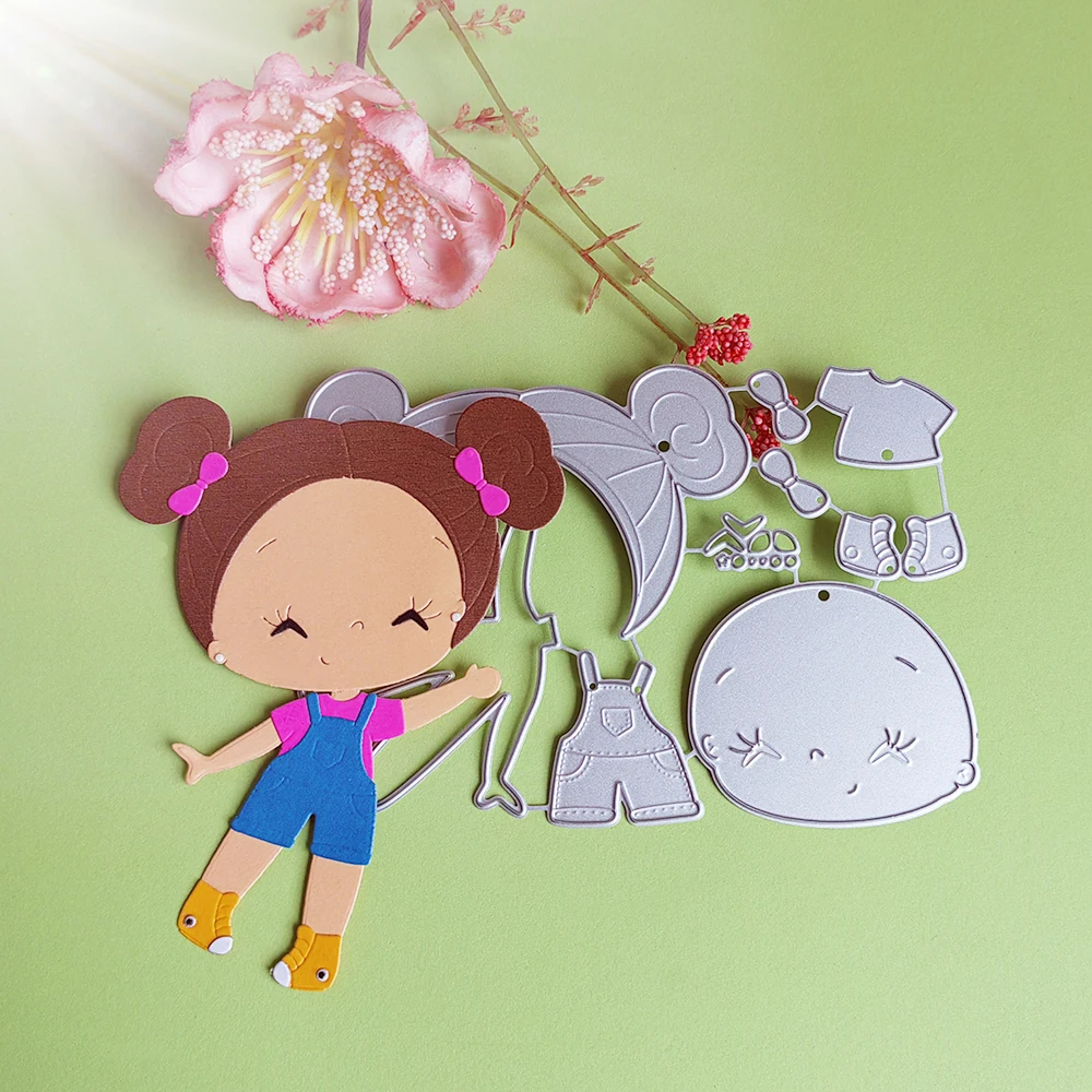 A beautiful girl cutting dies scrapbook decoration embossed photo album decoration card making DIY crafts
A beautiful girl cutting dies scrapbook decoration embossed photo album decoration card making DIY crafts