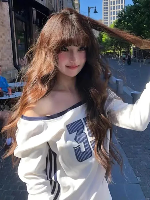 Large Size American Sle White oulder Bared Long Sve T irt Women's Autumn Design Sweet And Spicy Girl Versatile Top
Large Size American Sle White oulder Bared Long Sve T irt Women's Autumn Design Sweet And Spicy Girl Versatile Top