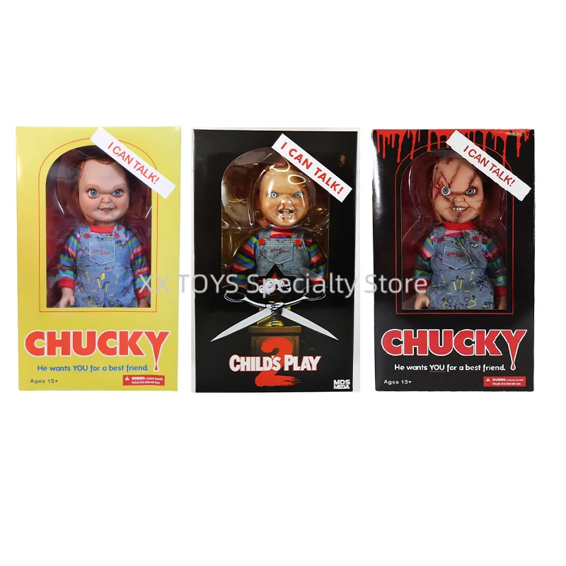 Mezco Toyz Child's Play 2 Mega Good Guy Chucky Action Figure with Sound Chucky 15 Inch Talking Terrifying Figure Children's Toys 
Mezco Toyz Child's Play 2 Mega Good Guy Chucky Action Figure with Sound Chucky 15 Inch Talking Terrifying Figure Children's Toys