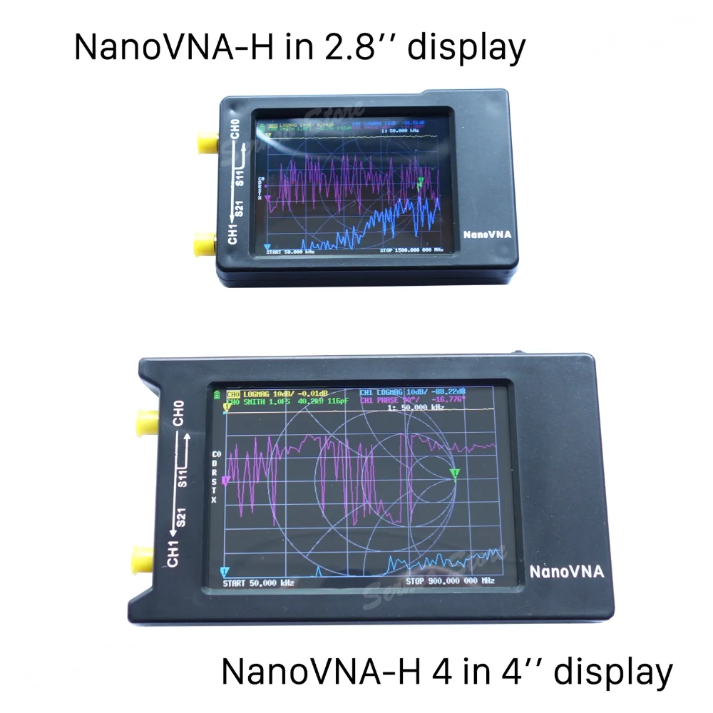 NanoVNA 2,8 "4" векторный сетевой анализатор Антенный анализатор Коротковолновый VHF UHF
NanoVNA 2,8 "4" векторный сетевой анализатор Антенный анализатор Коротковолновый VHF UHF