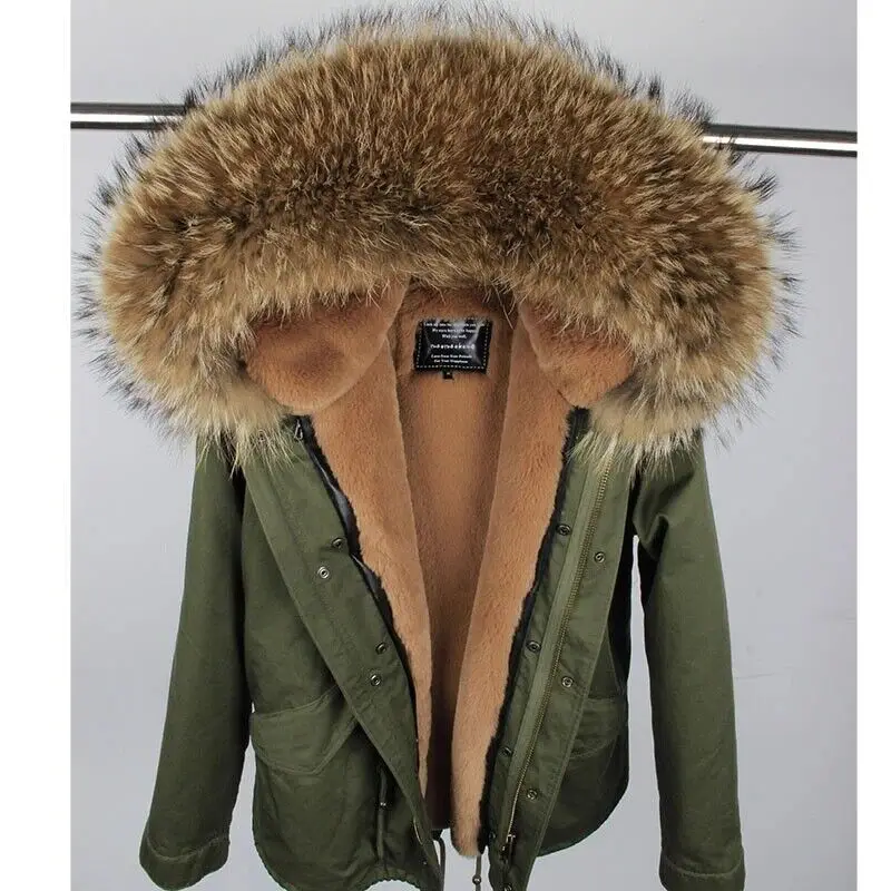 Natural Real Fur Parker Coat Women Luxury Work Style Outertwear Hooded Warm Luxury Genuine Fur Jacket Female
Natural Real Fur Parker Coat Women Luxury Work Style Outertwear Hooded Warm Luxury Genuine Fur Jacket Female