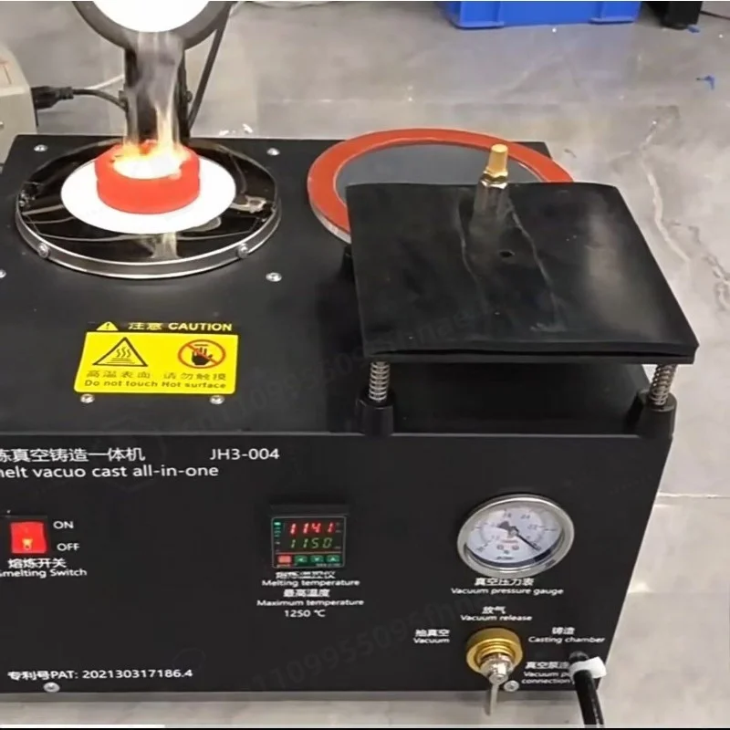 Jewelry Casting Machine Vacuum and Melting Equipment Refining Precious Metal Jewelry Casting Tool 3kg 220V/110V 1750W
Jewelry Casting Machine Vacuum and Melting Equipment Refining Precious Metal Jewelry Casting Tool 3kg 220V/110V 1750W