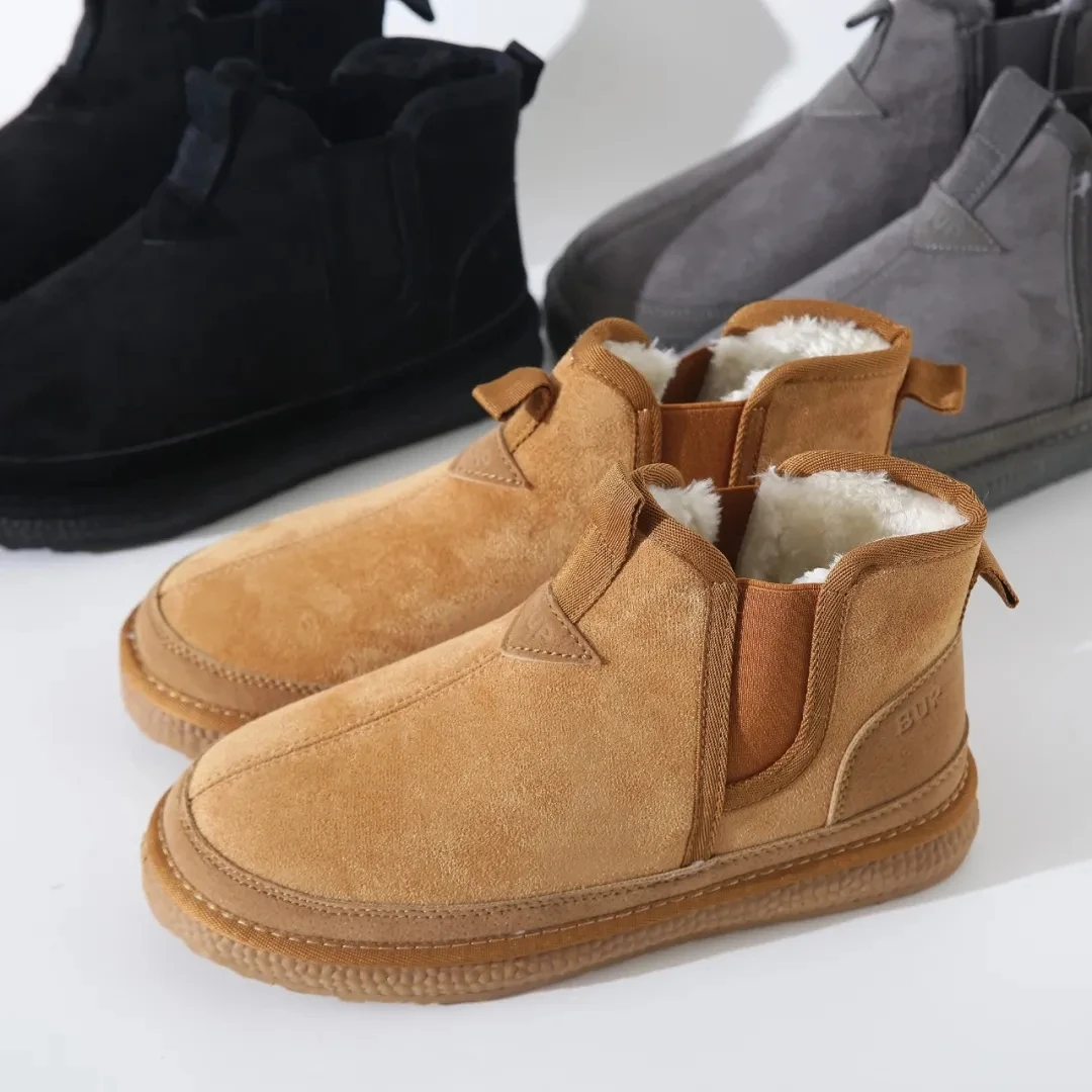 Thick Bottomed Fleece Lined Deer Velvet Rubber Sole Winter High Top Boots Cotton Shoes Warm Comfortable Casual Sporty
Thick Bottomed Fleece Lined Deer Velvet Rubber Sole Winter High Top Boots Cotton Shoes Warm Comfortable Casual Sporty