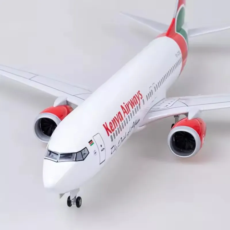 Новый самолет в масштабе 1/85 B737 MAX, Kenya Airways Airline W Light и колесо, литая под давлением модель самолета из смолы, коллекция моделей
Новый самолет в масштабе 1/85 B737 MAX, Kenya Airways Airline W Light и колесо, литая под давлением модель самолета из смолы, коллекция моделей