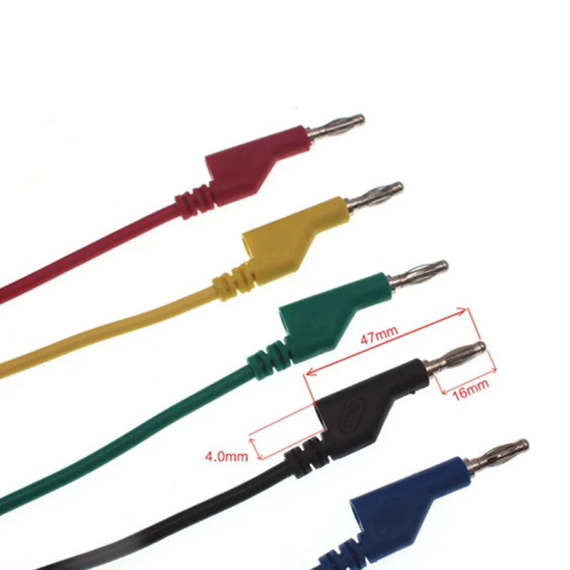 1PCS Double Ended High Voltage Power Test Connecting Wire 4mm Banana Plug Test Wire Silicone 1M Banana Jack for Instrument
1PCS Double Ended High Voltage Power Test Connecting Wire 4mm Banana Plug Test Wire Silicone 1M Banana Jack for Instrument
