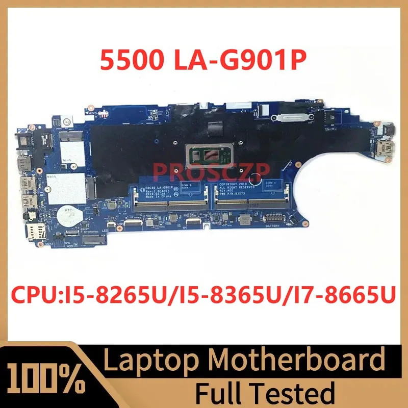 CN-0F9GJ4 CN-0H8NHC CN-0J16NW CN-0J1D6N For DELL 5500 Laptop Motherboard LA-G901P With I5-8265U/I5-8365U/I7-8665U CPU 100%Tested
CN-0F9GJ4 CN-0H8NHC CN-0J16NW CN-0J1D6N For DELL 5500 Laptop Motherboard LA-G901P With I5-8265U/I5-8365U/I7-8665U CPU 100%Tested