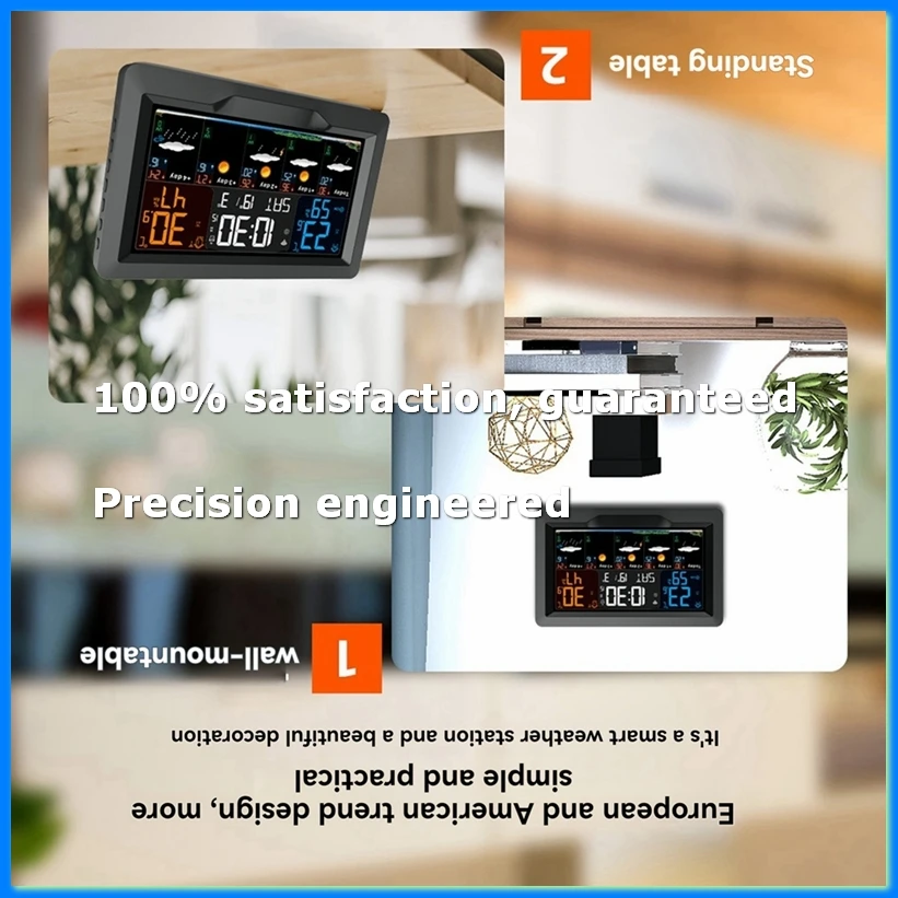 Tuya WIFI Smart Weather Station Temperature Humidity Meter Weather Forecast Indoor Outdoor Weather Alarm Clock EU Plug-ABYS
Tuya WIFI Smart Weather Station Temperature Humidity Meter Weather Forecast Indoor Outdoor Weather Alarm Clock EU Plug-ABYS