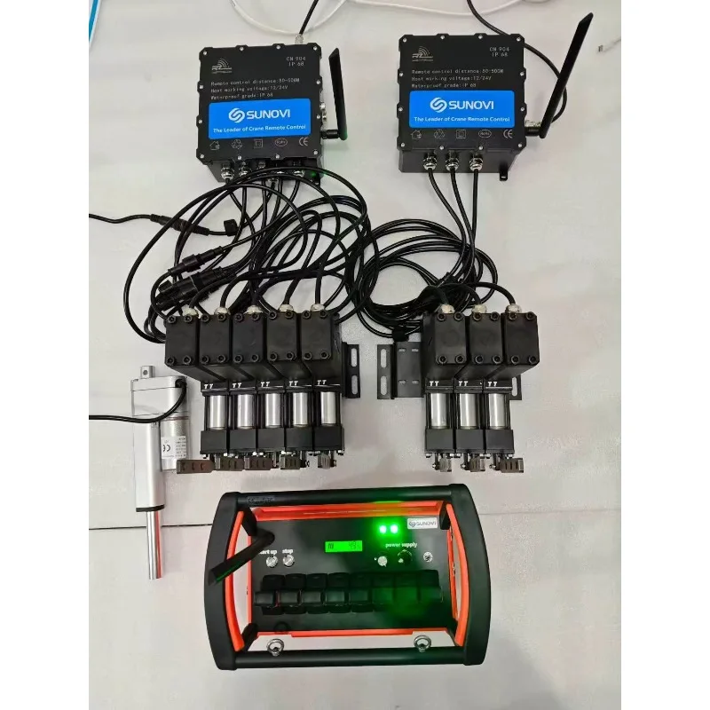 8 Joystick clutch motor wireless Proportiona remote control Crane
8 Joystick clutch motor wireless Proportiona remote control Crane