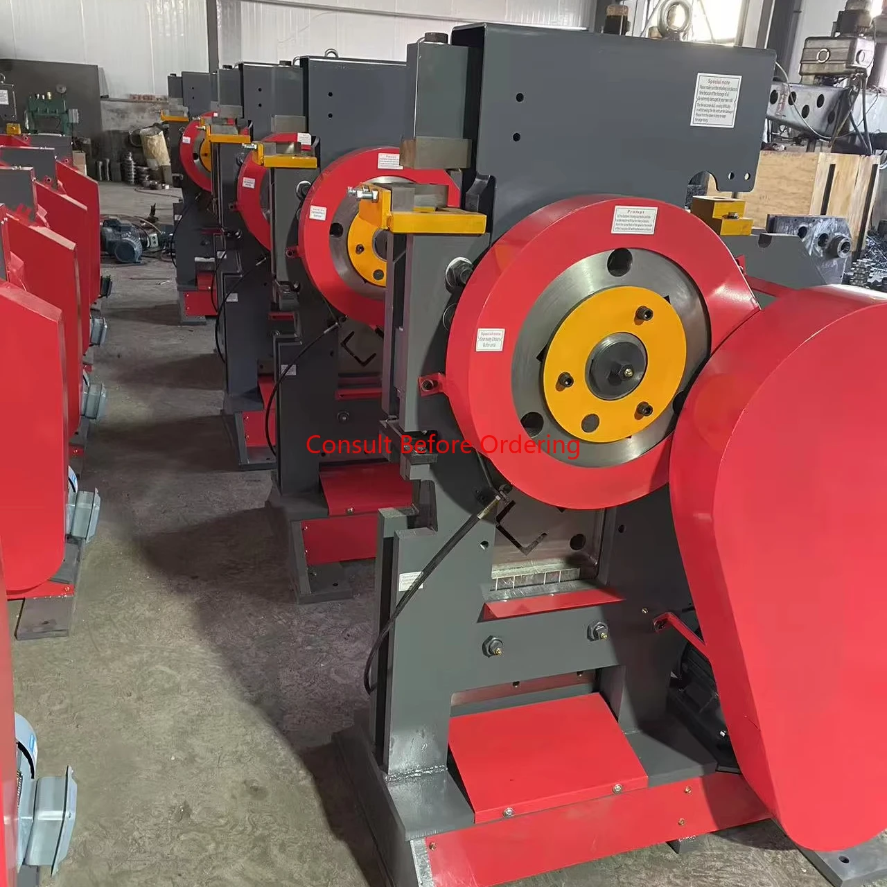 Efficient Hydraulic Iron Worker Punch Shear Machine New Technology For Channel Steel Angle Cutting Punching And Shearing 
Efficient Hydraulic Iron Worker Punch Shear Machine New Technology For Channel Steel Angle Cutting Punching And Shearing
